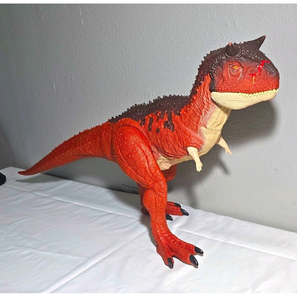 Mattel Jurassic World Camp Cretaceous Super Colossal Carnotaurus Toro Figure 40"